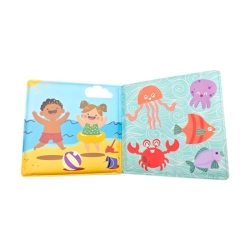 Książeczka edukacyjna do kąpieli z piszczkiem Akuku A0477 First Book